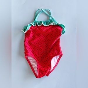Cat and Jack Strawberry Swimsuit size 2yr